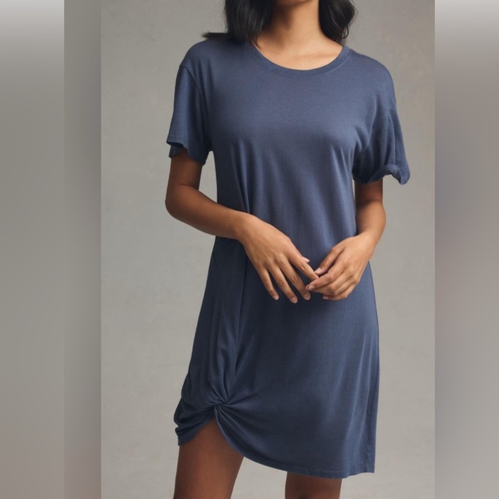 Sundry Side-twist Tee Dress NWT Size 2 / Medium MSRP $138 - Picture 6 of 8